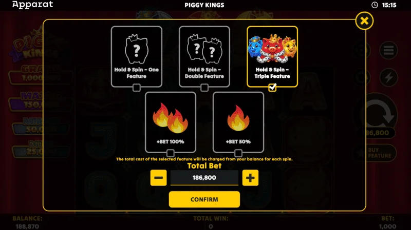 Piggy Kings - Malaking panalo sa Hold and Spin