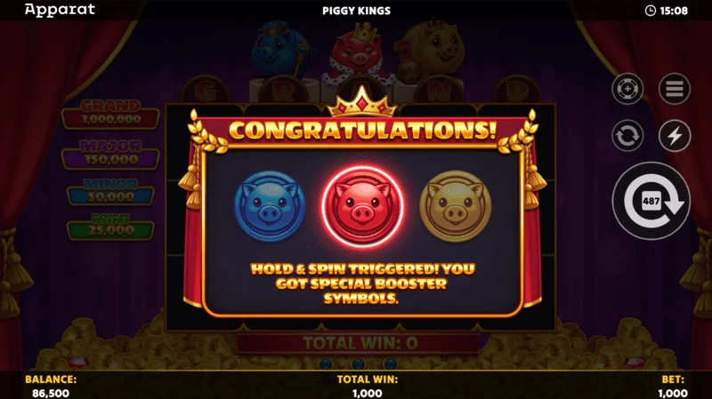 Piggy Kings - Free spins na may Crown Scatter